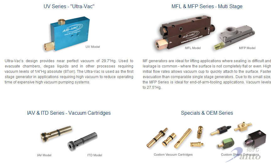 AIR-VAC真空设备|AIR-VAC真空泵|AIR-VAC真空发生器