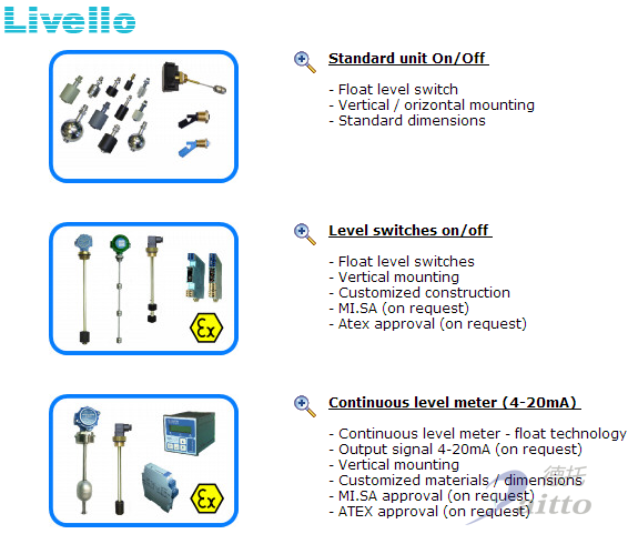 valco液位开关|valco液位计|valco导电探针