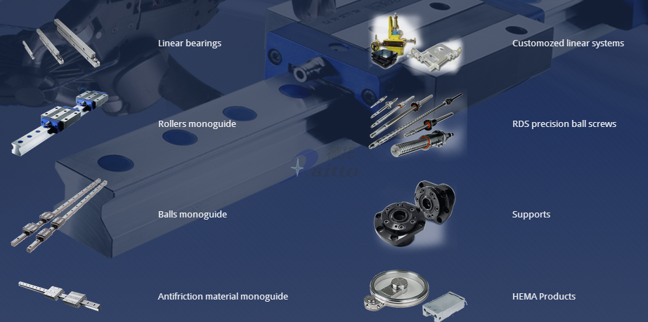 rosa直线轴承|rosa定制的线性系统|rosaR精密滚珠螺丝|rosa架子支撑