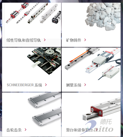 Schneeberger线性导轨和直线导轨
